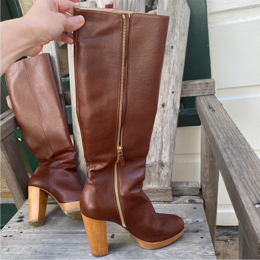 Stella McCartney Knee High Boot Heels in brown EU35.5 - Picture 10 of 13